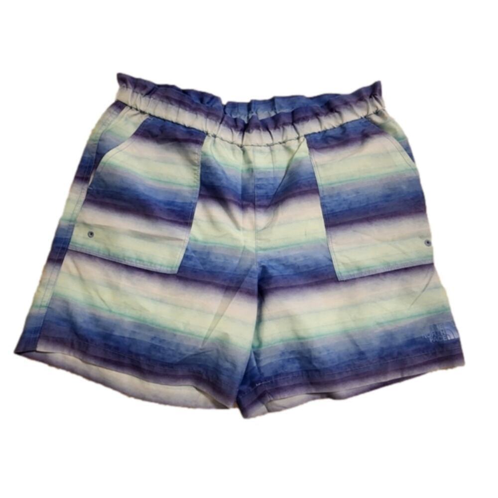 The North Face Girl's Shorts Blue Ombre Flashdry Size XL 18